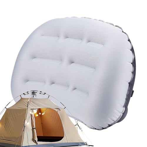 Acunny Cojín hinchable para camping, almohada de viaje a mochila - Inflación ergonómica - Cojín agradable al tacto - Cómodo soporte para el cuello - Diseño ultra ligero para viajes y uso al aire libre