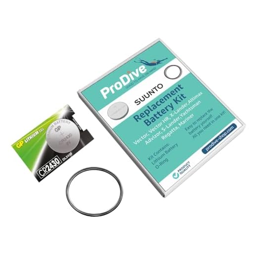 ProDive Batterie Kit für Suunto Vector Advizor Atimax Yachtsman Regatta Mariner S-Lander Sportuhren/Sport Watches, Batteriewechsel Set