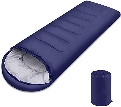 Sleeping Bag, Lightweight 3 Season Weather Sleep Bags for Kids Adults Girls Women, Microfiber Filled 5-20 Degree for Backpacking/Hiking/Camping/Mountaineering with Compression Sack
