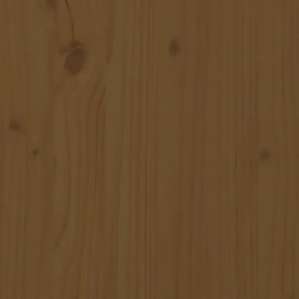 Helloshop26 - Armario para consola de madera de pino macizo, salón de oficina, 90 x 40 x 78 cm, almacenamiento óptimo, estilo rústico, madera, color marrón