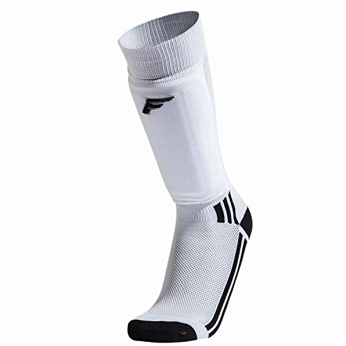 Protège-tibias de football avec chaussettes intégrées Franklin Sports ACD-2 XS