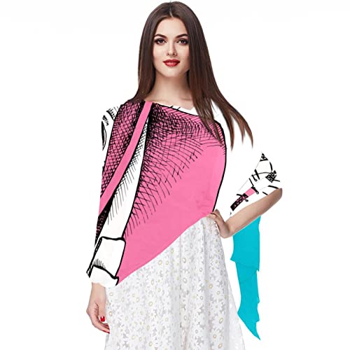 Foulard en mousseline de soie femme multicolore pour sublimer instantanément un style trop terne