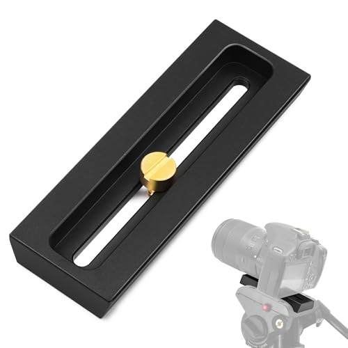 Astromania Dovetail Mounting Plate, 120mm 4.72 inches Dovetail Plate Rail with Screws, Aluminum Telescope Accessories Compatible with OTA Equatorial Camera Tripods for Astronomical Astrophotography
