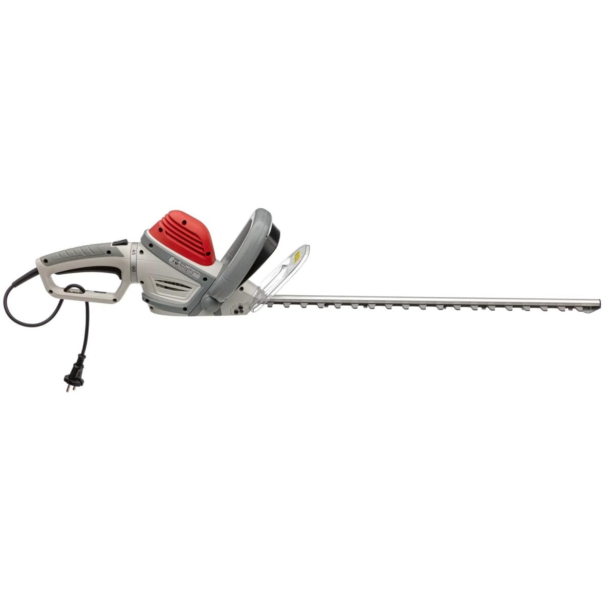 IKRA Tijeras Cortasetos eléctrico IHS 600, Longitud de Corte 55cm, Apertura 20mm, Mango rotativo 600 W, 230 V