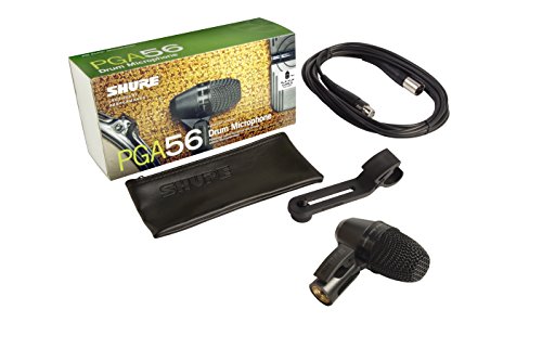 Shure Pga56 Dynamic Microphone - With Cardioid Pick-Up Pattern, Swivel-Mount Dynamic Snare/Tom Microphone With Ap56Dm Drum Mount (Pga56-Xlr) #TOP2