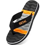 Getac CHANCLAS HOMBRE, SANDALIAS EVA Flip Flop Suela Antiderrapante, PANTUFLAS con Diseño Pata de Gallo con trenzado de...
