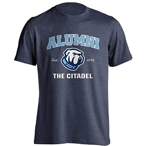 Sport Your Gear Officially Licensed The Citadel Bulldogs Alumni T-Shirt Navy Heather XL