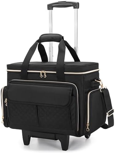 Luxja Bolsa para Máquinas de Coser con Múltiples Bolsillos, Estuc...