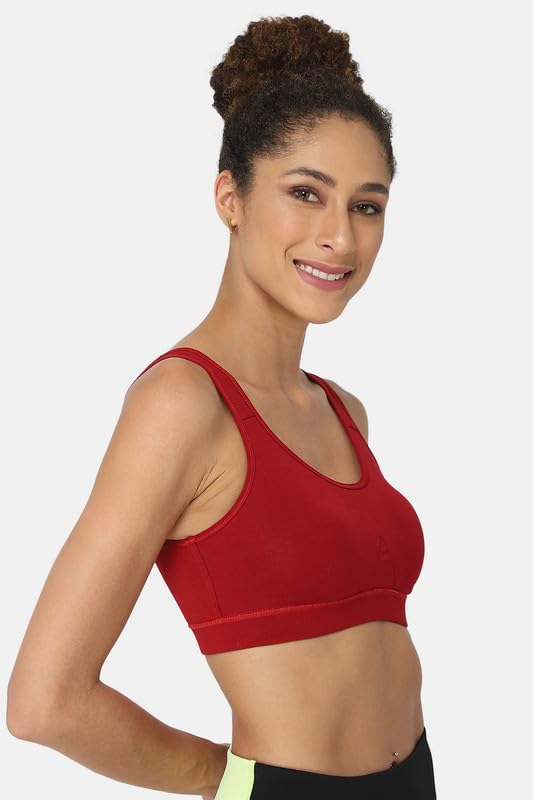 Image of Intimacy Active Sports Bra for Women Medium Coverage, Non-Wired, Non-Padded, Seamless, Stretchable Comfortable Support Activewear for Women