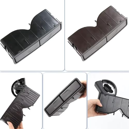 Portavasos para asiento trasero de carro negro miniatura 6