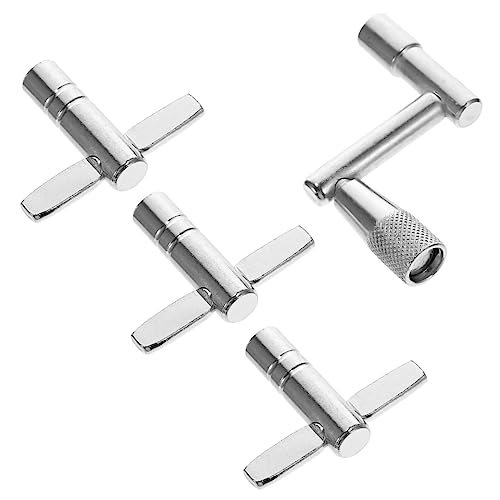 LIFKOME Drum Tuner Key Set 4 Pcs Shape Drum Keys Drum Set Wrench Drum Tuning Keys Conditioning Tool Drum Kit Accessories Present for Drummers