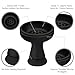Xpress Hookah Silicone Hookah Bowl – 7-Hole Hookah Head Bowl Premium Shish Bowl Phunnel Hookah Bowls (Black)