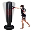 Kids-Inflatable-Punch-Bag-with-Stand-Durable-Thickened-Free-Standing-Boxing-Target-Bag-KidAdult-Tumbler-Sandbag-with-Bounce-63-Kickboxing-Training-Equipment-for-Decompression-Fitnesswith-Pump Kids Inflatable Punching Bag, 63 Inch Ninja Free Standing Boxing Bag, Immediate Bounce Back, Training Equipment for Relieve Fitness Karate Taekwondo Kickboxing MMA for Child & Adult(Pump Included)