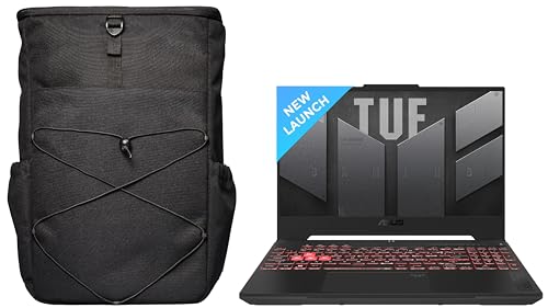Image of ASUS TUF Gaming F15 (2023) 90WHr Battery, Intel Core i7-13700H 13th Gen, 15.6 inch FHD 144Hz, 6GB RTX 4050, (16GB /1TB SSD), FX507VU-LP091WS + TUF VP5700 Gaming Bag (Black)