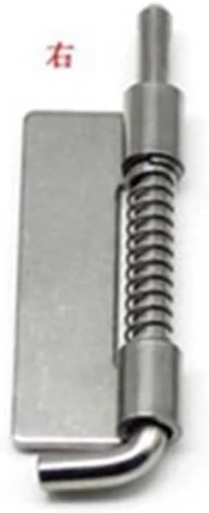 Garage Door Lock Latch Spring Latch Stainless Steel Spring Bolts Latches Security Electric Cabinet Box Door Latch Cabinet Hinges 1Pcs(Ivory)