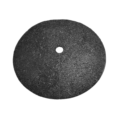 36inch Non-Woven Tree Mulch Ring - Heavy Duty Tree Ring Mulch Mat, Root Barrier Protector Mat | Reusable Plant Protector for Gardening, Landscaping, Control Ground Cover, Soil Moisture Saver
