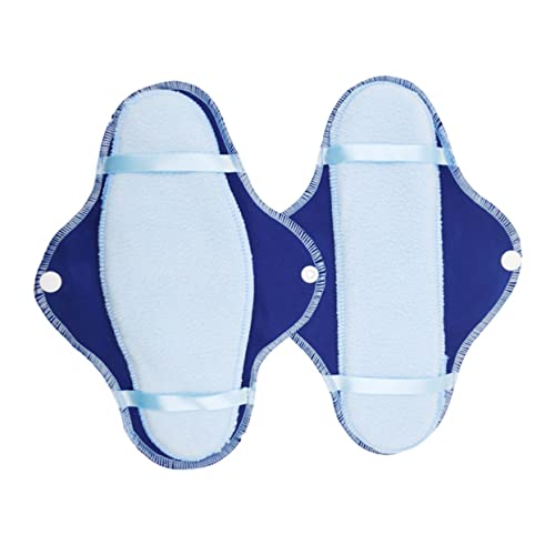 Healeved 8piezas Toalla Higiénica Ecológica Compresas Sanitarias Lavables Portátiles y Plegables Para