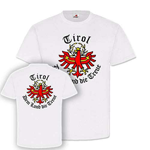 T-shirt Tirol blanc Treue Heimat Tiroler Landsmann en taille XXL pour homme