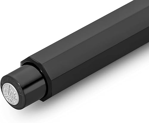 Miniatura 3 de Kaweco Skyline Sport - Lápiz mecánico negro de 0028in HB I Plomo hecho de plástico de alta calidad en diseño octogonal I lápiz mecánico 43in I