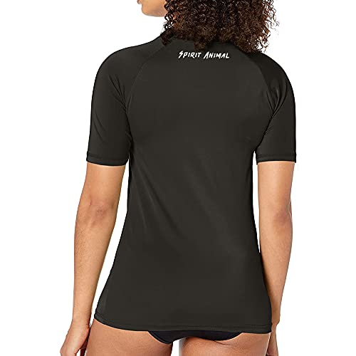CHOO Women's Spirits Animal Short Sleeve Sports Wicking T-Shirt Rash Guard for MMA BJJ Wrestling2