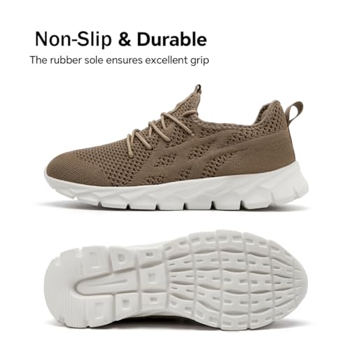 Image of Mens Slip On Walking Shoes Non Slip Running Shoes Lightweight Breathable Tennis Sneakers Fashion Casual Gym Trainers