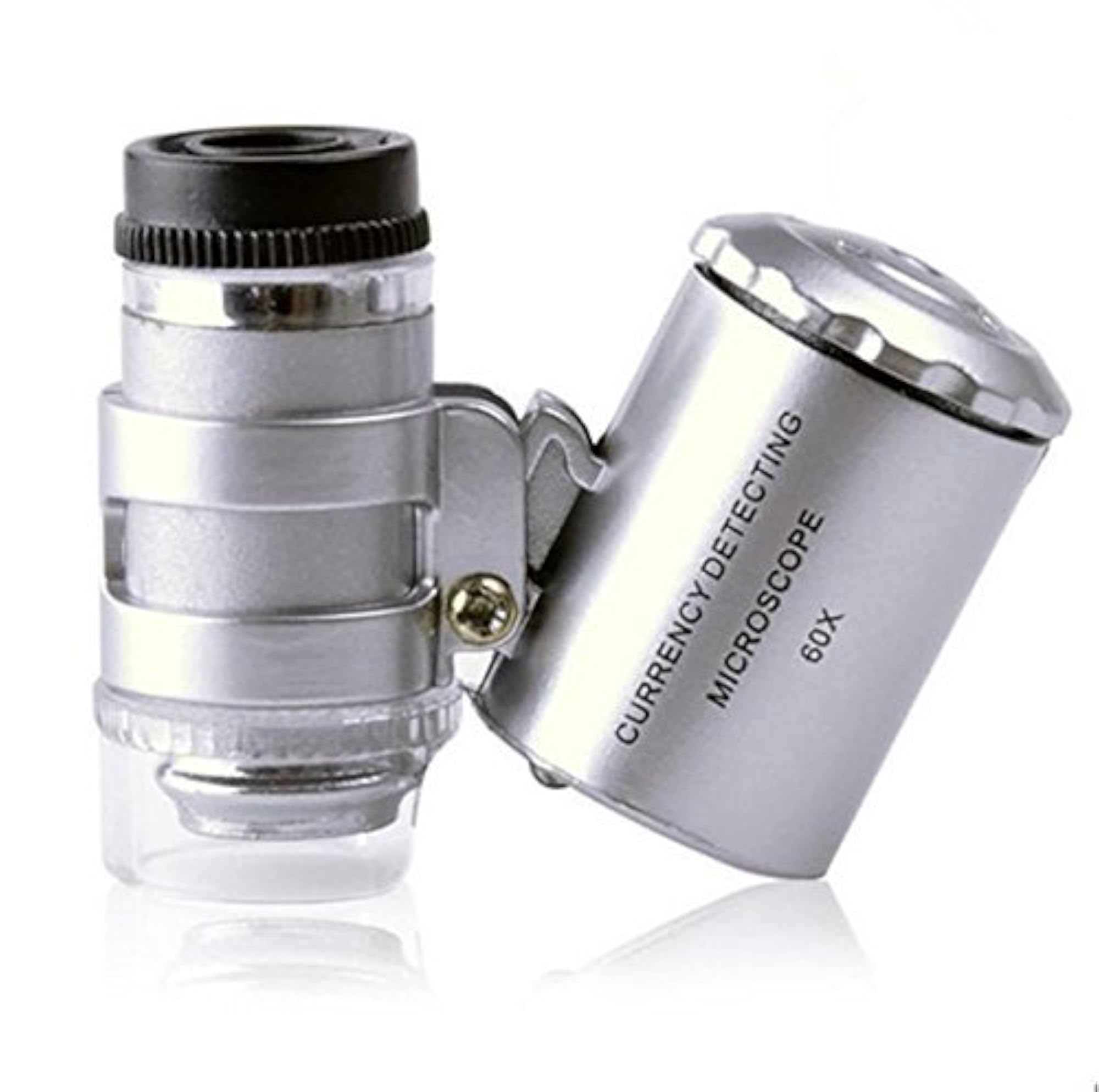 60X Zoom Pocket Microscope Magnifier