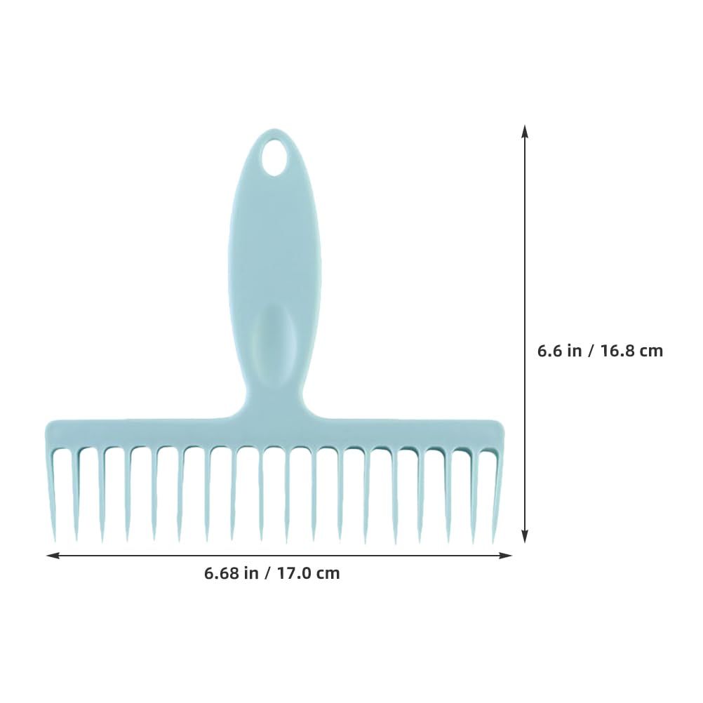 Amosfun 3pcs Broom Carpet Rakes Hair Remover - Small Handheld Plastic Rug Hair Remover Comb Compatible for Pet Dog Grooming with Comfortable Grip