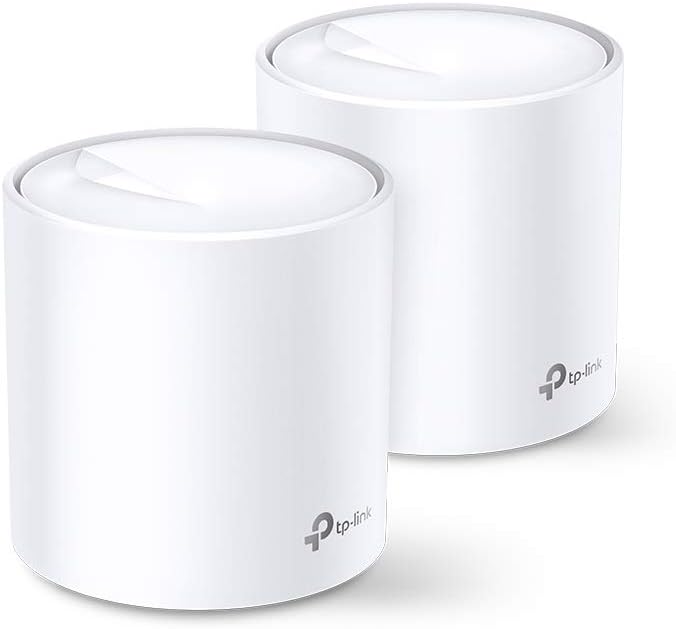 TP-Link Deco WiFi 6 Mesh WiFi System (Deco X20) - Covers up to 4000 Sq.Ft. Replaces Wireless Internet Routers and Extenders, 2-Pack (Renewed)