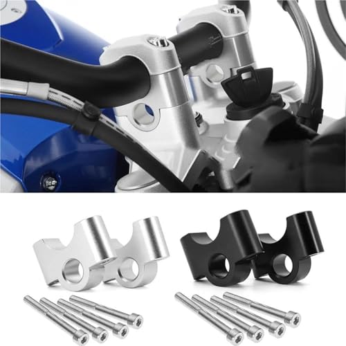 Elevador de manillar para BMW R1200GS y R1250GS LC ADV, adaptador negro de extensión 4