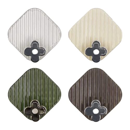 Hobtec Adhesive Hooks/Towel Hook - 4 Pack Coat Hooks Stick Heavy Duty Wall Hooks Stick On Bathroom/Kitchen(4 Multicolor) #TOP8