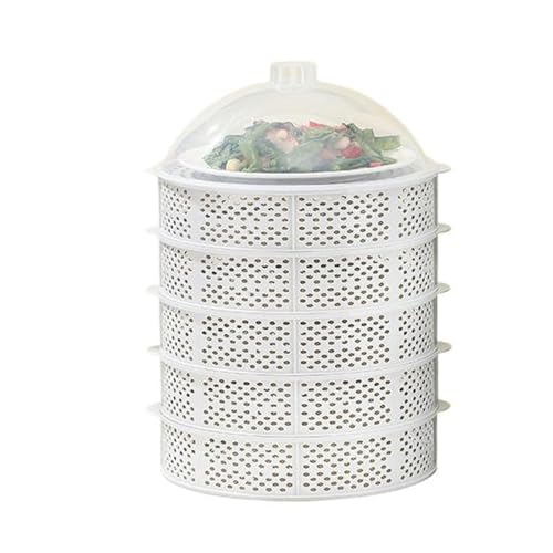 Cubierta para alimentos, cubierta multicapa para protección y conservación de alimentos, recipiente a prueba de polvo para cocina y comedor