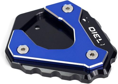 Béquille latérale pour BMW G310R : extension en aluminium bleu