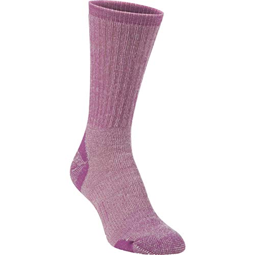 Women's Medium Lavender Medium Weight Hiking Crew Sock - 1 Each