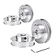 BZ 3D GT2 Riemenscheibe GT2 Pulley 80 Zähne 8mm Bohrung 6mm Breite Zahnriemenscheibe 80 Teeth 8mm Bore für 3D-Drucker,CNC 6mm Breite GT2 Zahnriemen.(4 Stück)