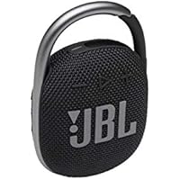 JBL Clip 4 Altavoz inalámbrico con Bluetooth, resistente al agua (IP67) y al polvo, con estilo llamativo y diseño ultraportátil, 10h de música continua, negro