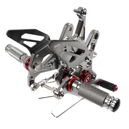 Commandes reculées réglables SV650 SV650X 2016-2023 ensemble arrière pédales