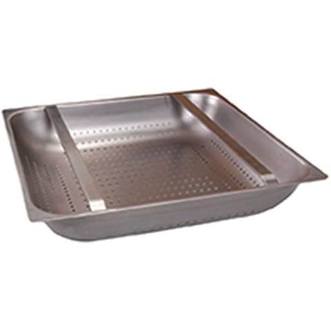 Central Restaurant 102-1125 Stainless Steel Strainer - Fits All Standard 20"x20" Sinks, 2-1/4"D Cover