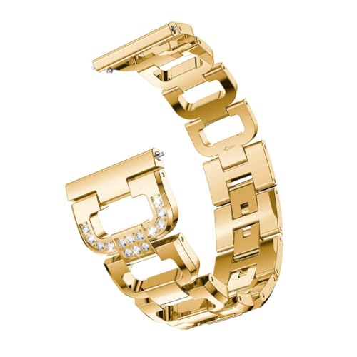 Bracelet montre acier inoxydable strass doré Blaze accessoire unisexe