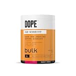 Bulk Polvere Pre-Workout Dope | Gusto Esotico | 3 g di creatina per porzione | 200 mg di caffeina | Citrullina malato e arginina AKG | Beta-alanina | Energia, concentrazione e prestazioni | 510 g