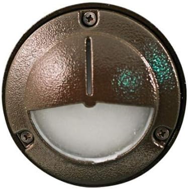 LV-LED707-BZ Round Hooded Step Light 2.5w JC-LED 15 LEDs 12V, Bronze