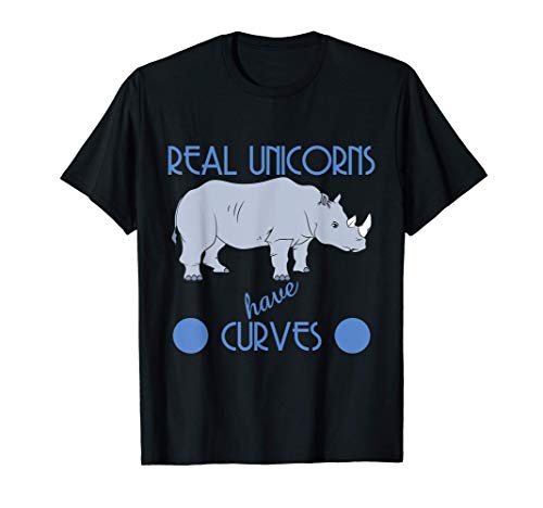Diseños de vestuario de rinoceronte Los unicornios reales Camiseta