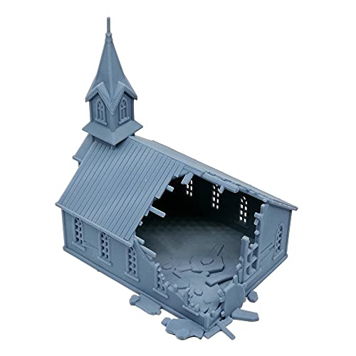 Structure paysage ferroviaire endommagée échelle Z 1:220 bâtiment miniature - 3
