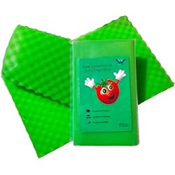 Amazon Cajones Nevera Neows - Base conservante para nevera - 2PCs Protección Cajones Verduras Frigorifico - Accesorios Nevera - Antihumedad - Antimoho - Antibacteriana - Universal Frigorífico - Espuma Ondulada para Nevera