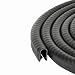 Edge Trim Black Large U Height - 21/32" U Height x 3/64" - 5/32". Grip Range (10 FEET)
