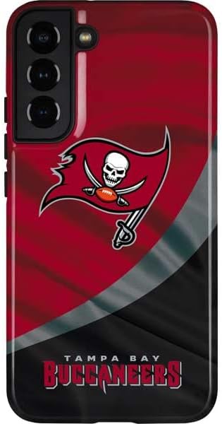 Skinit Pro Phone Case Compatible with Galaxy S22 Plus - Officially Licensed NFL Tampa Bay Buccaneers Design