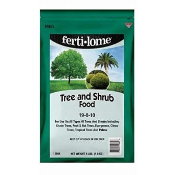 Fertilome 10864 Tree and Shrub Food, 19-8-10, 4-Pound - Pack of 3