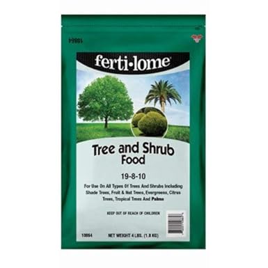Fertilome 10864 Alimento para Árboles y Arbustos 19-8-10 4 Lb Pack de 3