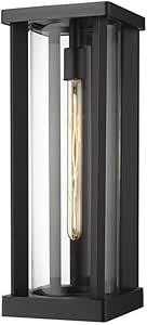 Z-Lite 1 Light Outdoor Wall Sconce 586B-BK