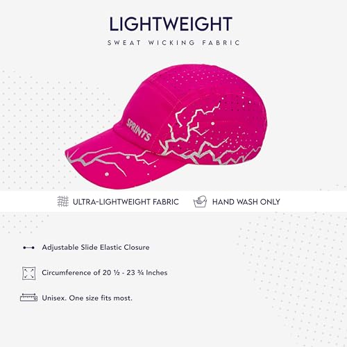 Image of Sprints Race Day Performance HyperG Racing Cap | The Lightweight, Quick Dry, Running, Sport Hat, One Size, Unisex