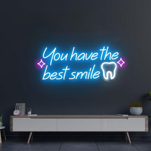 You Have The Best Smile Teeth Neon Sign 30 inches
